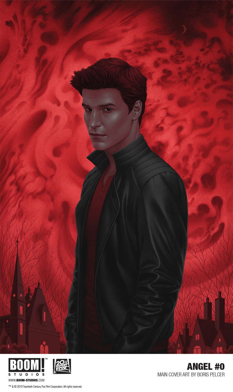 The full cover for Angel #0.